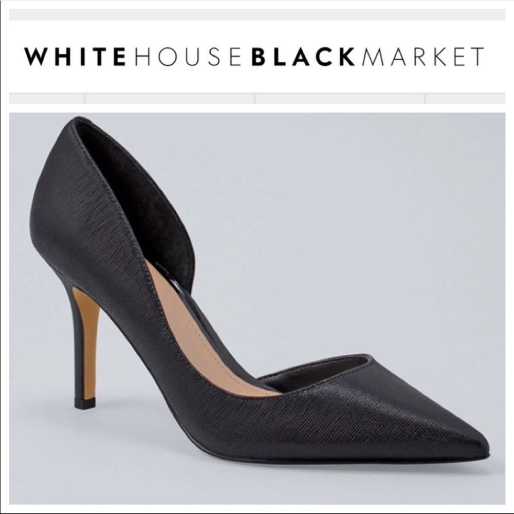 Sexy Ella Wavy Leather Pointed Toe Heel/ Pump